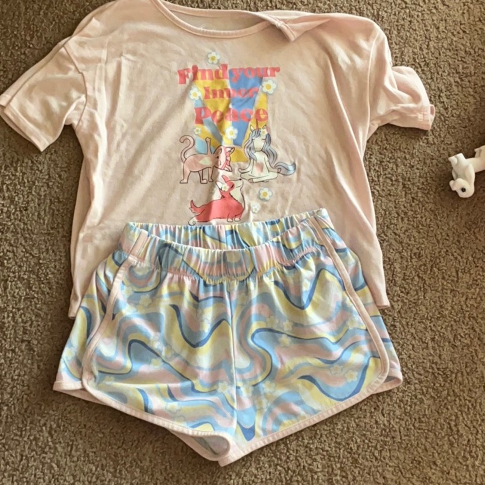 Pastel Unicorn Pajama Set